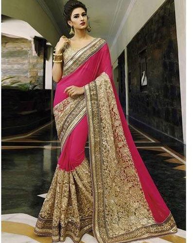 Heavy Border Sarees, Saree Length : 6.3 M (with Blouse Piece)