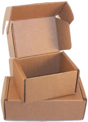 4 Inch Cardboard Corrugated Boxes, Color : Brown