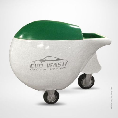 Battery Fiberglass Mobile Waterless Car Washing Trolley