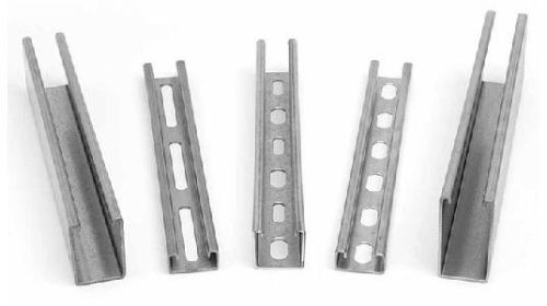 Steel/aluminum Hdg Unistrut Channel, Slotted Steel Channel