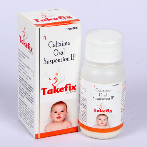 Cefixime50mg, ofloxacin50mg Dry Syrup