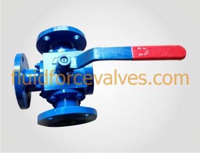 3 Way Ball Valve, Size : 1/2' To 6'