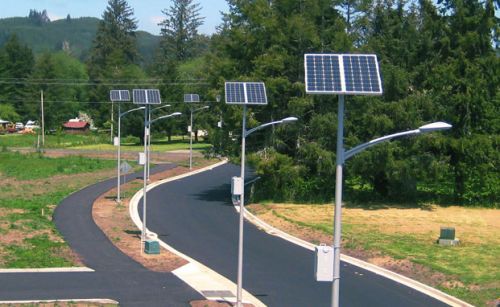Solar street light, Power : 25 Watt