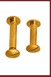 Brass Book Binding Screws