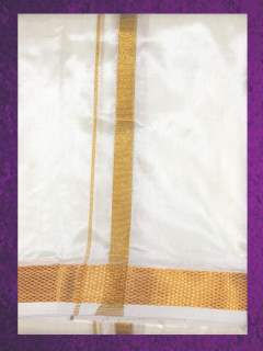 KANNIKA PURE SILK VELCRO DHOTI WITH POCKET