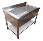 Stainless Steel Pot Wash Sink, Shape : Rectangular