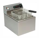 Stainless Steel Table Top Single Fryer, Power : 1500 Watts