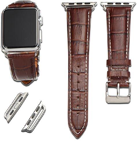 Leather Watch Straps, Color : Black,  Brown