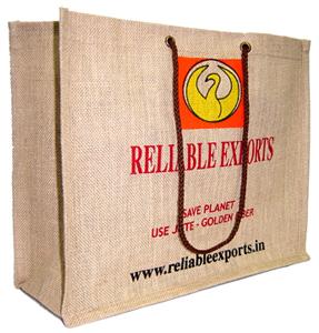 Jute Newspaper Bag, Color : Natural / Black