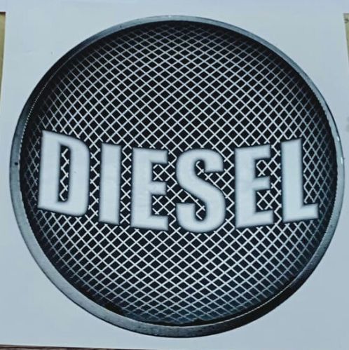 Autolook Chrome Fuel Tank Graphics, Size : 5 X 5 Inch