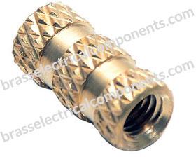 Cross Knurled Brass Inserts