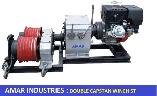 5T HONDA DOUBLE CAPSTAN GASOLINE WINCH