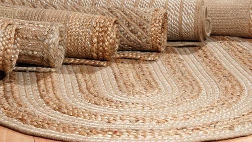 Jute Carpets, For On Floor, Technics : Woven