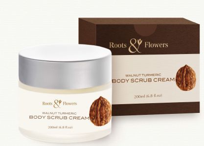 Walnut Turmeric Body Scrub Cream, For Personal, Parlour