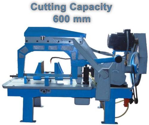 HYDRAULIC PRESSURE HACKSAW CUTTING MACHINE, Cutting Capacity : 600 Mm