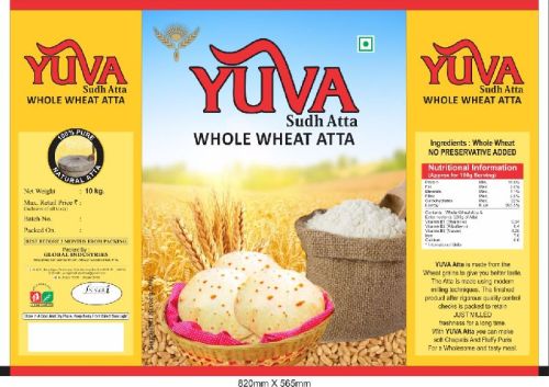 Yuva 10kg Fresh Chakki Atta, Grade : Premium Grade