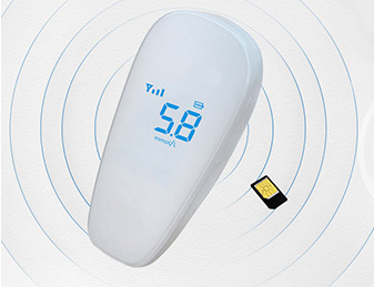 SIFHEALTH-1.3 Smart Glucometer GPRS Blood Glucose Meter