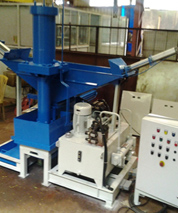 CHIP BRIQUETTING MACHINE