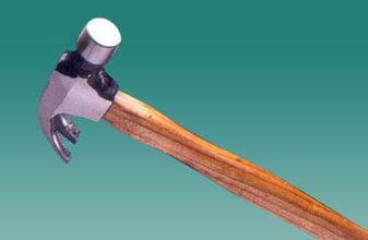 Claw Hammer With Wooden Handle