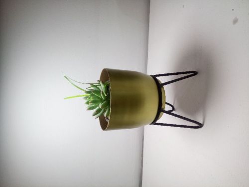 APEEJAY EXPORT Iron Non Polished MINI PLANTER STAND, For Outdoor Use Indoor Use, Pattern : Plain