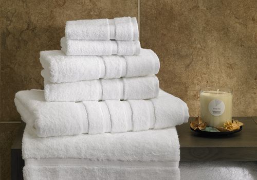 Cotton Fabric Plain Hotel Towels