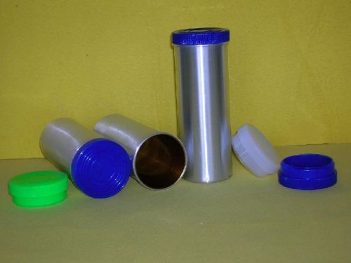 Push Lids Aluminum Canisters