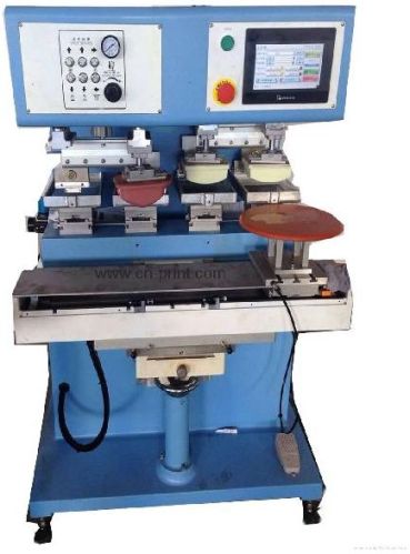 PLC 4 Color Pen Ink Well Pad Printing Machine