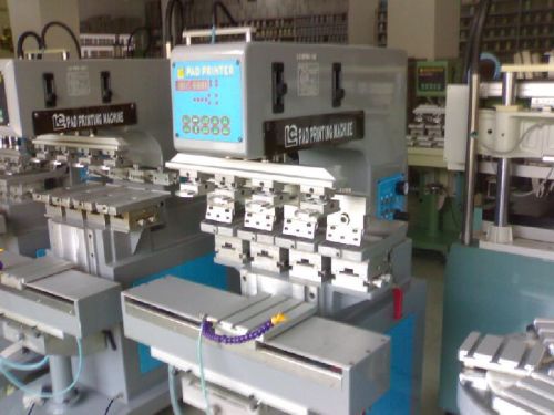 Six Color Closed Ink Cup Pad Printing Machine