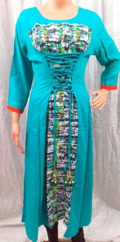 Soft Rayon Designer Kurti, Color : Multi Color