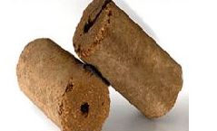 Hard biomass briquettes