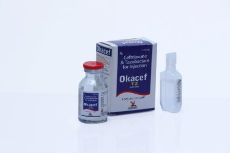 1000 Mg Ceftriaxone Injection, 125 Mg Tazobactam Injection