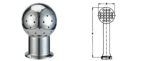 CIP Spray Ball, For : Pharmacy, Beer, Food, Dairy, Beverage, Cosmetic, Chemical Industry