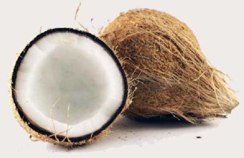 Coconut, Husk Type : Semi Husked