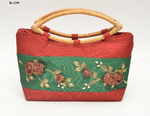 NHSC - 013 ( Eyelet Silk Hand Bags)