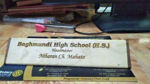 Corporate Wooden Pen Stand, For Desktop, Size : 4x8 Inches