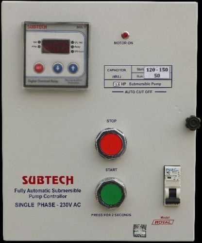 Single Phase Motor Starter Control Panel, For Industrial