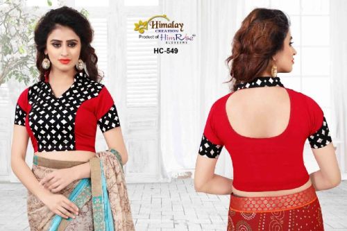 Ready Made Fancy Party Wear Printed Designer Blouse