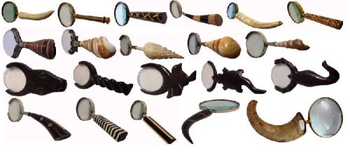 Buffalo Ox Horn Crafted Magnifying Lences, For Utility Gift Objects