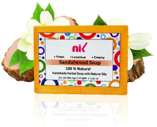 Sandalwood Hand Made Soap, Form : Bar