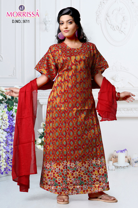 Cotton Dobby Jaquard Weave Kaftan, Size : M, L, XL, XXL