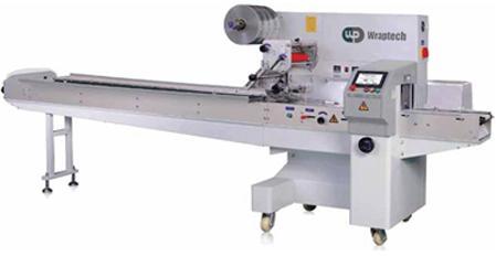 Top Film Loading Rotary Flow Wrap Machine