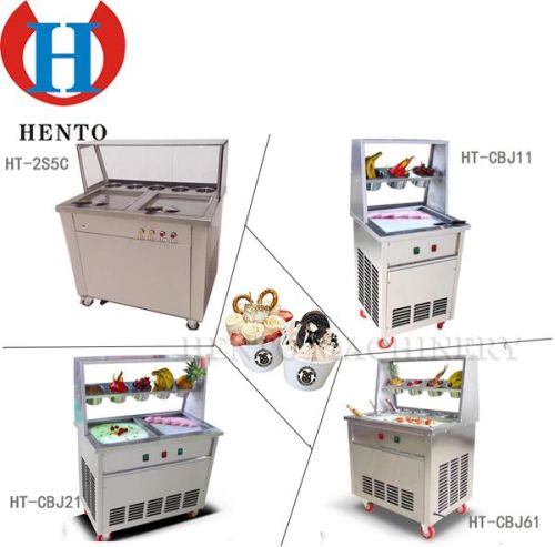 Semi Automatic Ice Cream Roll Maker, Brand Name : HENTO