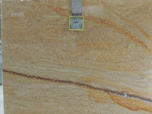 Imperial Gold Granite Stone, For Wall Cladding, Kitchen Etc., Staircase, Flooring, Size : 114x67 Mm