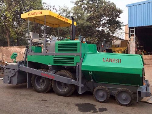 Ganesh Equipment Hydrostatic Sensor Paver Finishers, Color : Green