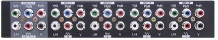 Component Video Audio Stereo Passive Switcher