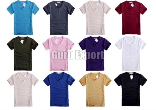 Mens V-neck T-shirts