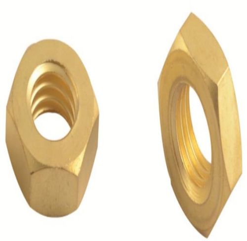 Brass Hex Thin Nuts