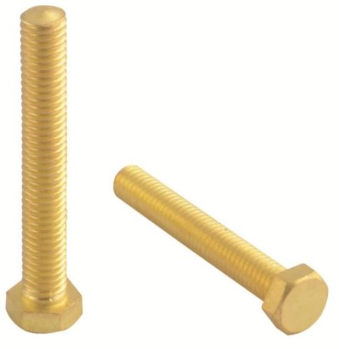 Brass Oval Point Hex Bolts