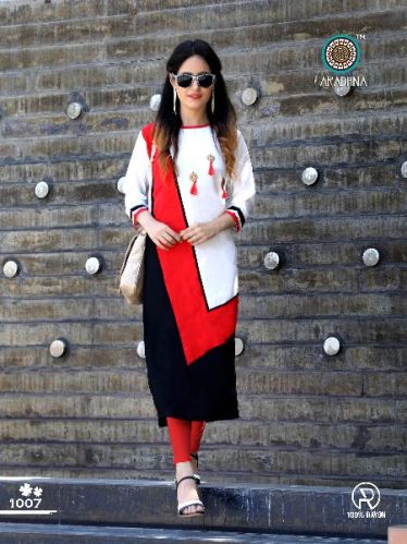 Rayon Ladies Casual Kurtis, Age Group : Above 14 Years