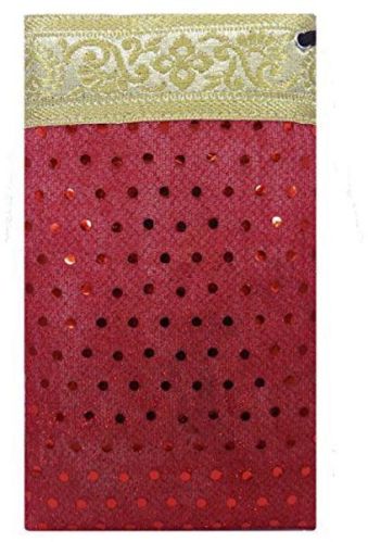 Mobile Cover With Maroon Net